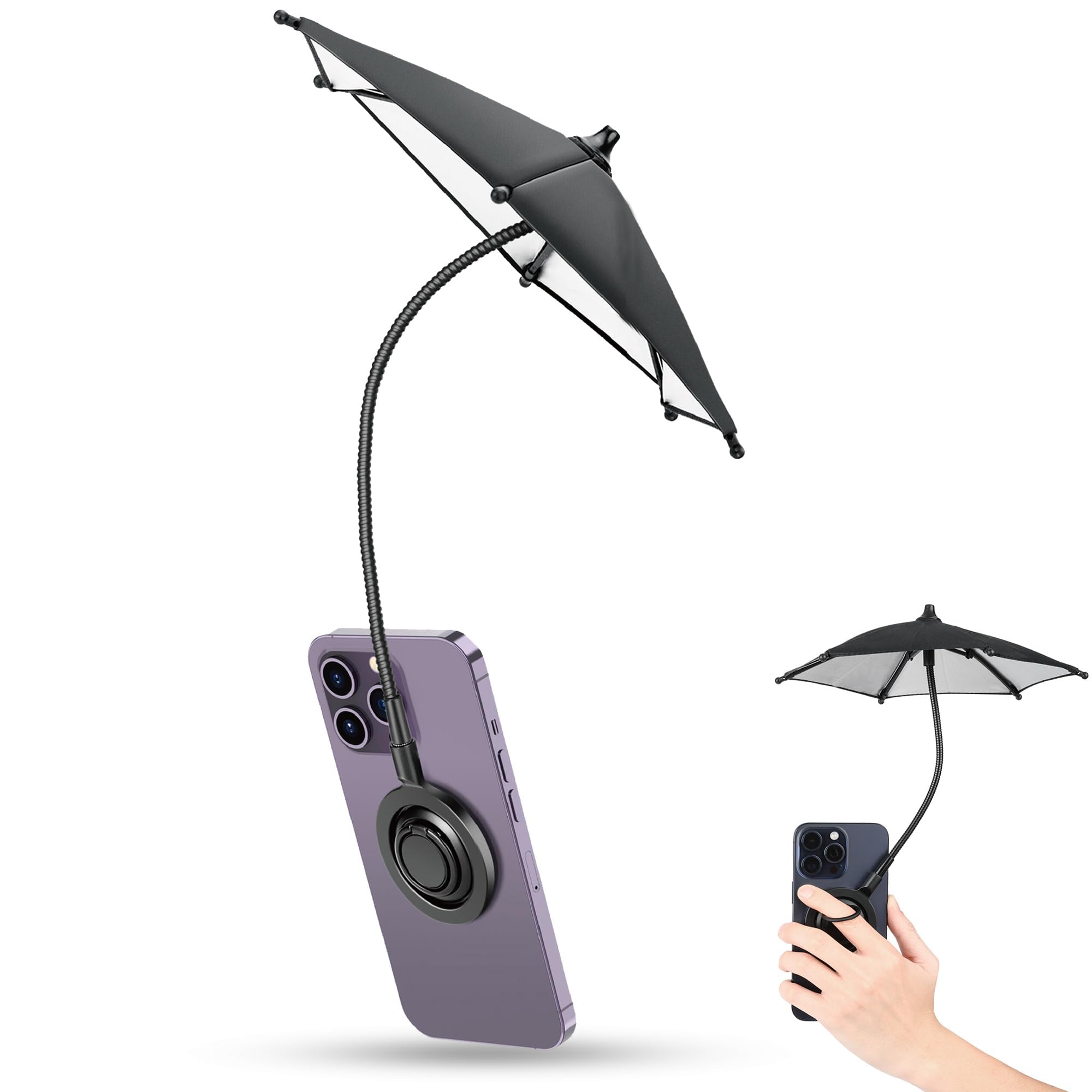 Amazon | JJC 磁気 Magsafe対応 スマホ傘 日焼け防止 スマホリング